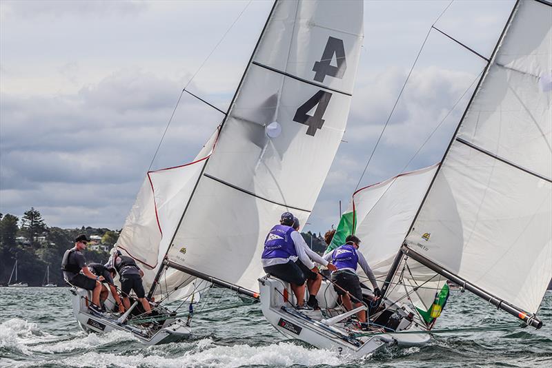 Nick Egnot-Johnson photo copyright Andrew Delves taken at Royal New Zealand Yacht Squadron and featuring the Elliott 6m class