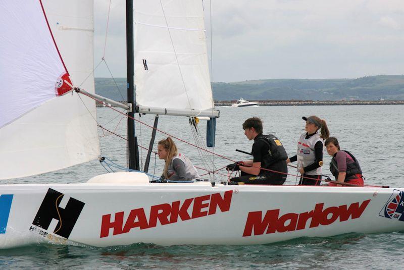 Hyde Sails Under-19 Match Racing Championship photo copyright British Keelboat Sailing taken at Weymouth & Portland Sailing Academy and featuring the Elliott 6m class