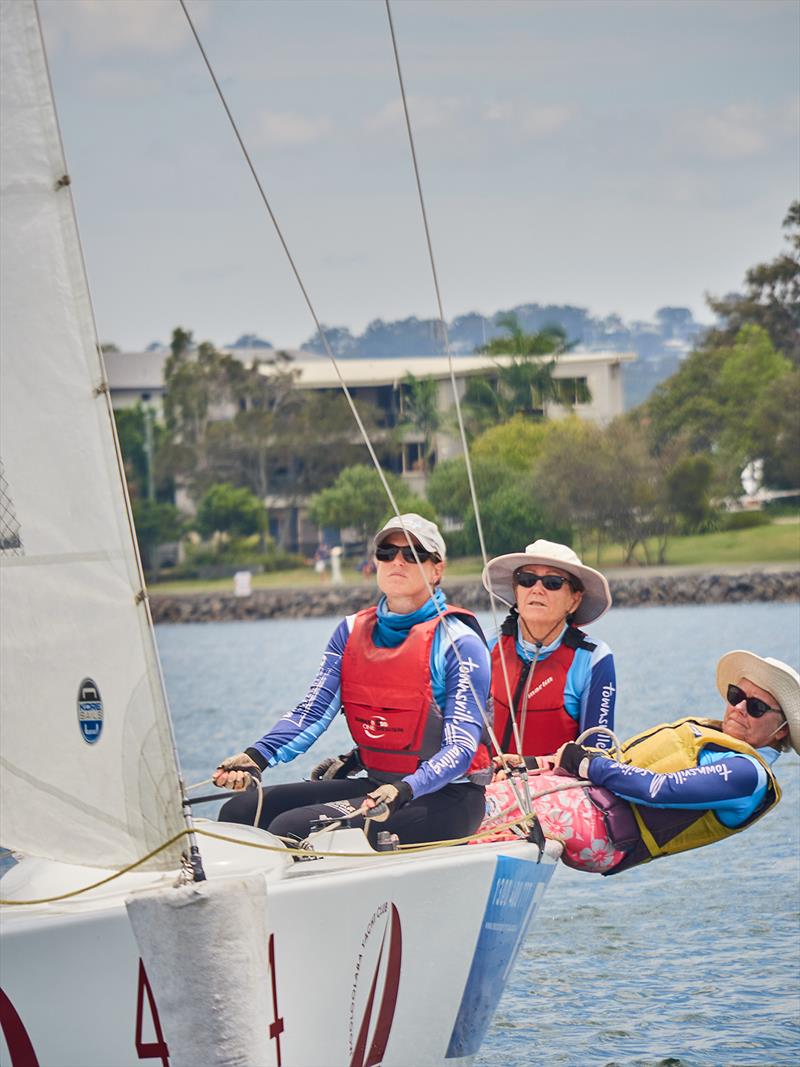 NQ Girls - Mooloolaba Women's Keelboat Regatta photo copyright Kaweh Ebrahimi-Far | kaweh@yesplease.ai | @boredzebra taken at Mooloolaba Yacht Club and featuring the Elliott 6m class