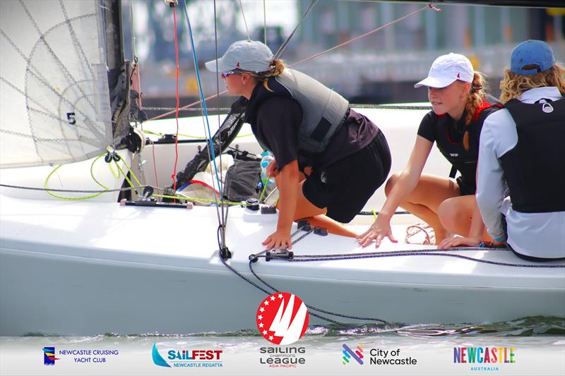 Whitsundays team testing the waters - Sailing Champions League Asia Pacific Finals 2026 - photo © Newcastle Cruising Yacht Club