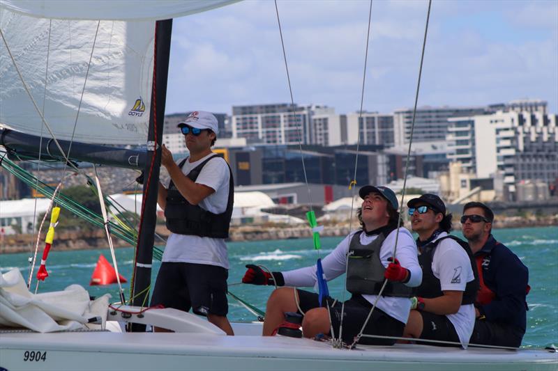 Harken NZ NZ Match Racing Championship - Royal NZ Yacht Squadron - Day 1, January 21, 2022 photo copyright RNZYS Media taken at Royal New Zealand Yacht Squadron and featuring the Elliott 7 class