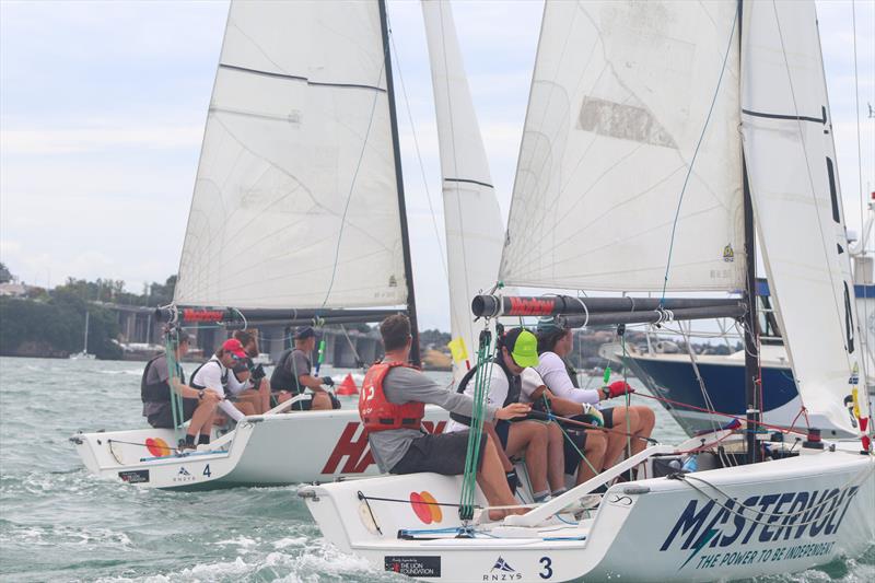 Harken NZ NZ Match Racing Championship - Royal NZ Yacht Squadron - Day 3, January 23, 2022 photo copyright RNZYS Media taken at Royal New Zealand Yacht Squadron and featuring the Elliott 7 class