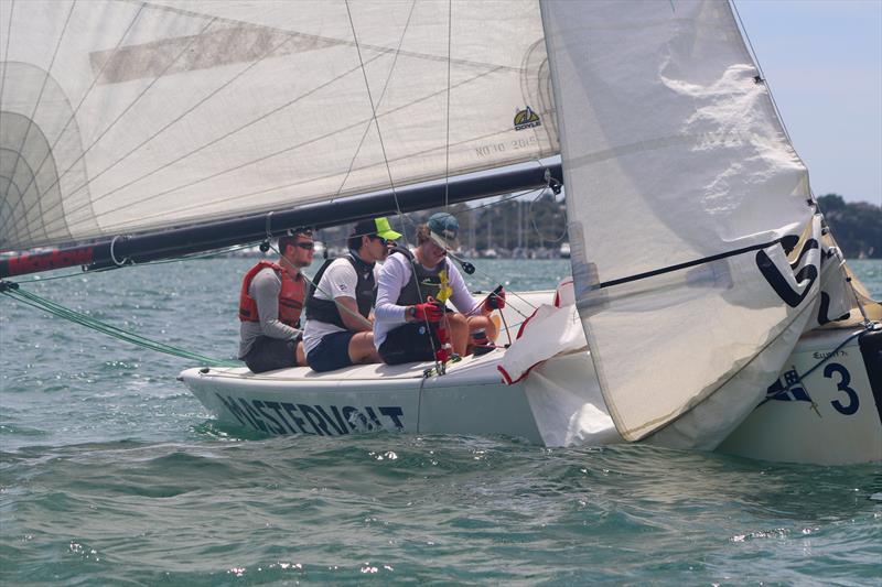 Harken NZ NZ Match Racing Championship - Royal NZ Yacht Squadron - Day 3, January 23, 2022 photo copyright RNZYS Media taken at Royal New Zealand Yacht Squadron and featuring the Elliott 7 class