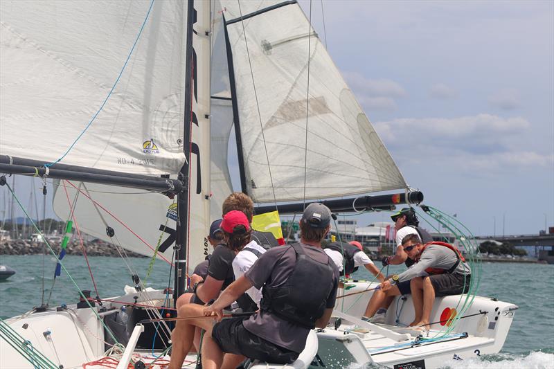 Harken NZ NZ Match Racing Championship - Royal NZ Yacht Squadron - Day 4, January 24, 2022 photo copyright RNZYS Media taken at Royal New Zealand Yacht Squadron and featuring the Elliott 7 class