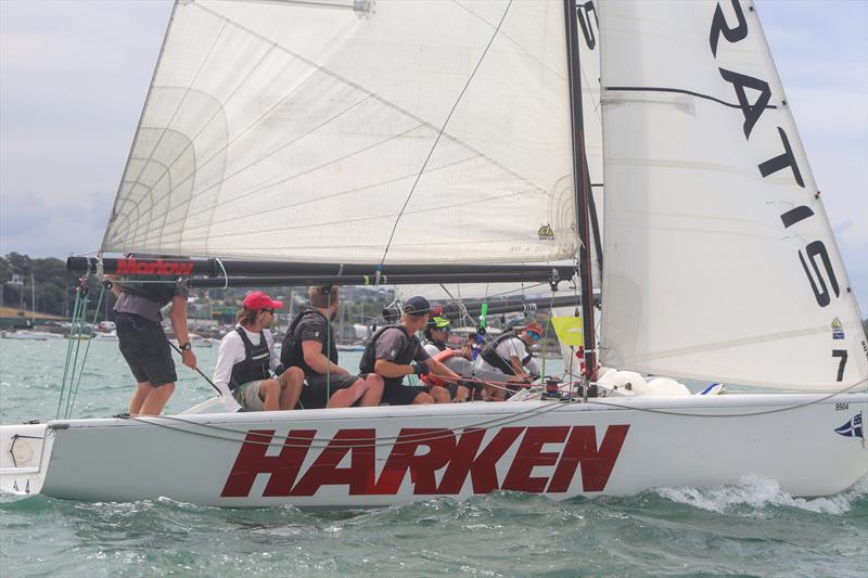 Harken NZ NZ Match Racing Championship - Royal NZ Yacht Squadron - Day 4, January 24, 2022 photo copyright RNZYS Media taken at Royal New Zealand Yacht Squadron and featuring the Elliott 7 class