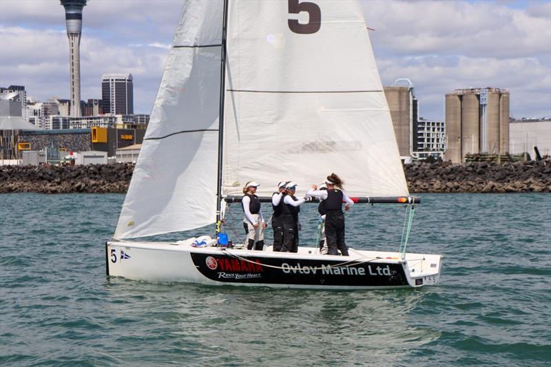 Womens Match Racing, Royal NZ Yacht Squadron photo copyright Andrew Delves, RNZYS taken at Royal New Zealand Yacht Squadron and featuring the Elliott 7 class