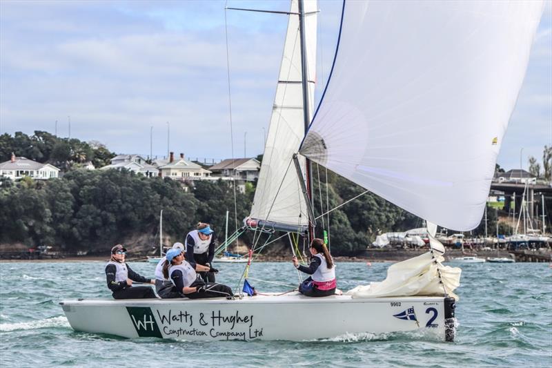 Womens Match Racing, Royal NZ Yacht Squadron photo copyright Andrew Delves, RNZYS taken at Royal New Zealand Yacht Squadron and featuring the Elliott 7 class