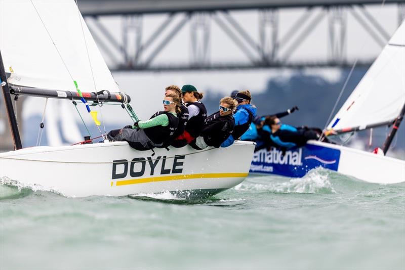 Barfoot & Thompson Women's World Match Racing Championships - Day 1 - November 10, 2022 - Auckland photo copyright Adam Mustill taken at Royal New Zealand Yacht Squadron and featuring the Elliott 7 class