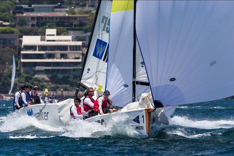 Elliot 7m boats in action on Sydney Harbour - photo © CYCA / WMRT