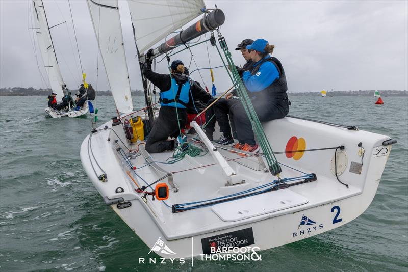 Barfoot & Thompson NZ Women's Match Racing Championships photo copyright Suellen Hurling taken at Royal New Zealand Yacht Squadron and featuring the Elliott 7 class