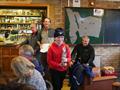 Happy Ashton with his prize for top EPSC Crew in the Enterprise Midland Double Chine Series at Emberton Park © Karen Bell