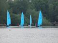 The fleet during race 2 of the 2023 Enterprise Midland Area Double Chine Series at Midland SC © Kevin Hopkins