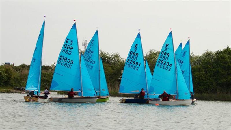 Enterprises at Ely photo copyright Mark Coupler taken at Ely Sailing Club and featuring the Enterprise class