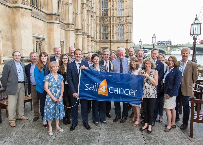 Sail4Cance fund raising starts at the House of Commons vs House of Lords race photo copyright Enterprise class taken at House of Commons Sailing Club and featuring the Enterprise class