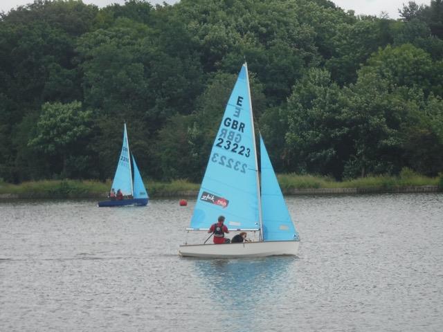 Enterprise Open at Earlswood Lakes photo copyright Mark Cuxson taken at Earlswood Lakes Sailing Club and featuring the Enterprise class