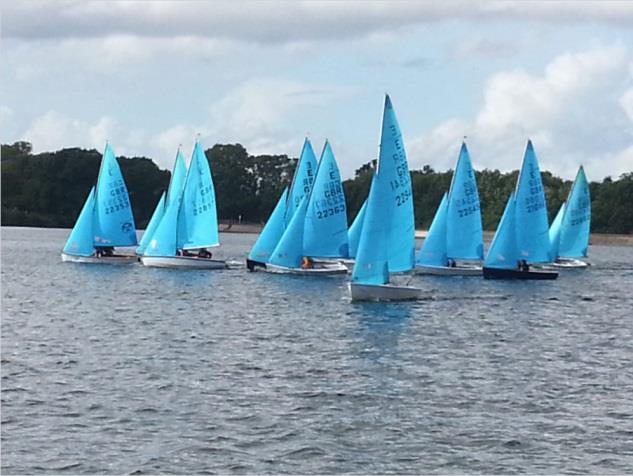 Enterprises at Aldenham photo copyright Martin Bayfield taken at Aldenham Sailing Club and featuring the Enterprise class