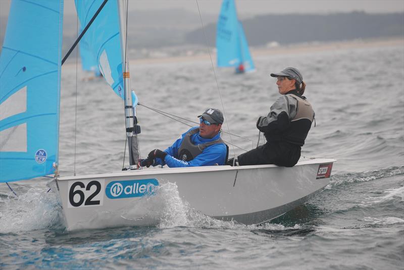 Ann and Alan on day 5 of the Allen, North Sails & Selden Enterprise Nationals at Mount's Bay - photo © Martyn Curnow