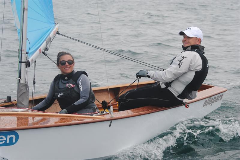 Darren and Hayley on day 5 of the Allen, North Sails & Selden Enterprise Nationals at Mount's Bay - photo © Martyn Curnow