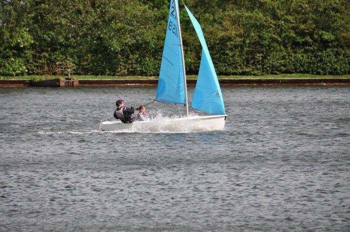 Enterprises at Pilkington photo copyright PSC taken at Pilkington Sailing Club and featuring the Enterprise class