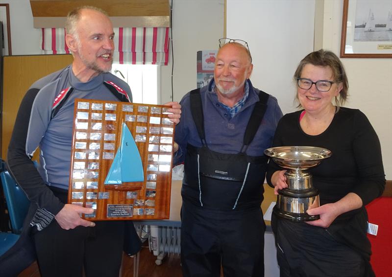 Phil and Catriona win the Enterprise Midland Area Championship at Middle Nene photo copyright Wilf Kunze taken at Middle Nene Sailing Club and featuring the Enterprise class