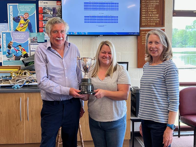 Nigel Also and Kate Brazier win the Tamworth Enterprise Open photo copyright Teresa Culmer taken at Tamworth Sailing Club and featuring the Enterprise class