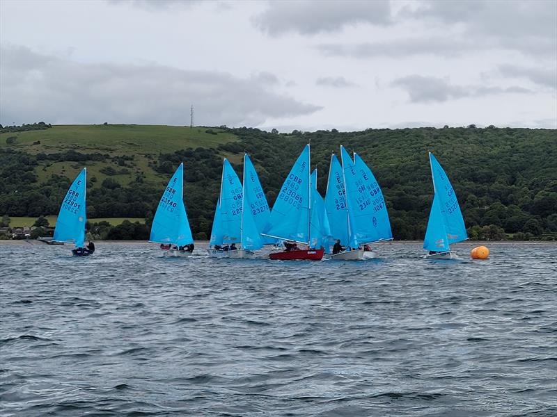Tight racing in race 4 of the 2022 Allen Enterprise Masters Championship photo copyright Sally Campbell  taken at Bristol Corinthian Yacht Club and featuring the Enterprise class