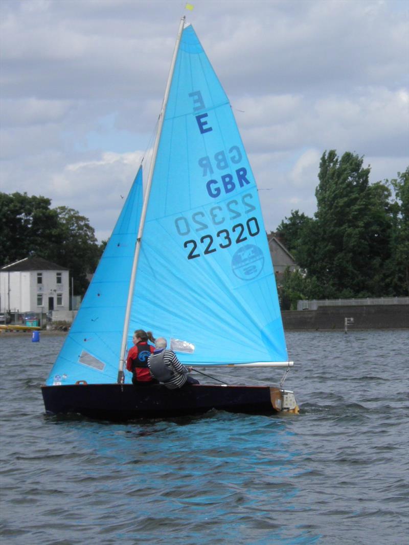 Martin Davies and Aimee Allsopp during the Midland Enterprise Open photo copyright Dan Barrett taken at Midland Sailing Club and featuring the Enterprise class