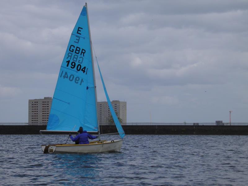 David Wheeler and Phil Deeley during the Midland Enterprise Open photo copyright Dan Barrett taken at Midland Sailing Club and featuring the Enterprise class