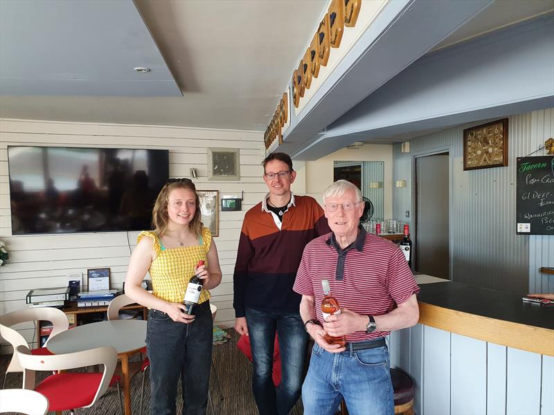Martin Davies & Aimee Allsopp finish 2nd in the Midland Enterprise Open photo copyright Matt Smith taken at Midland Sailing Club and featuring the Enterprise class
