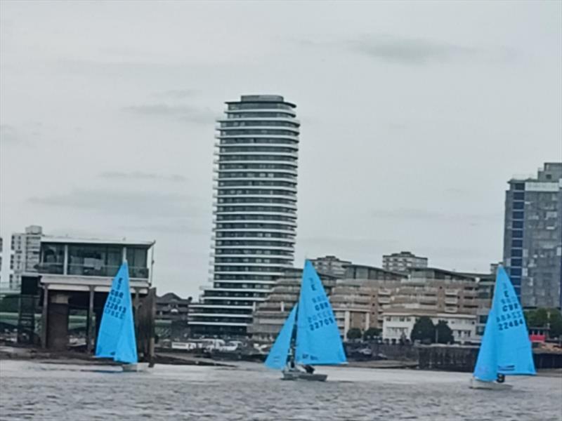 Enterprise Tideway Open photo copyright Andrew Molyneux taken at South Bank Sailing Club and featuring the Enterprise class