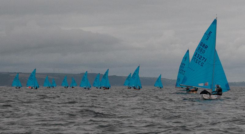 The fleet sailing on day 3 of the Enterprise Nationals at Tenby - photo © Alistair Mackay