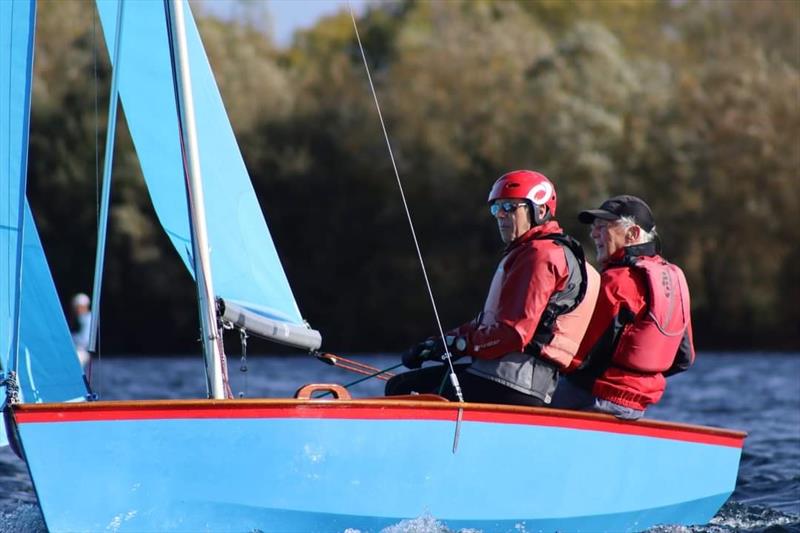 Richard Christmas and Colin Vincent during the Hunts Enterprise Open photo copyright Helen Bailey taken at Hunts Sailing Club and featuring the Enterprise class