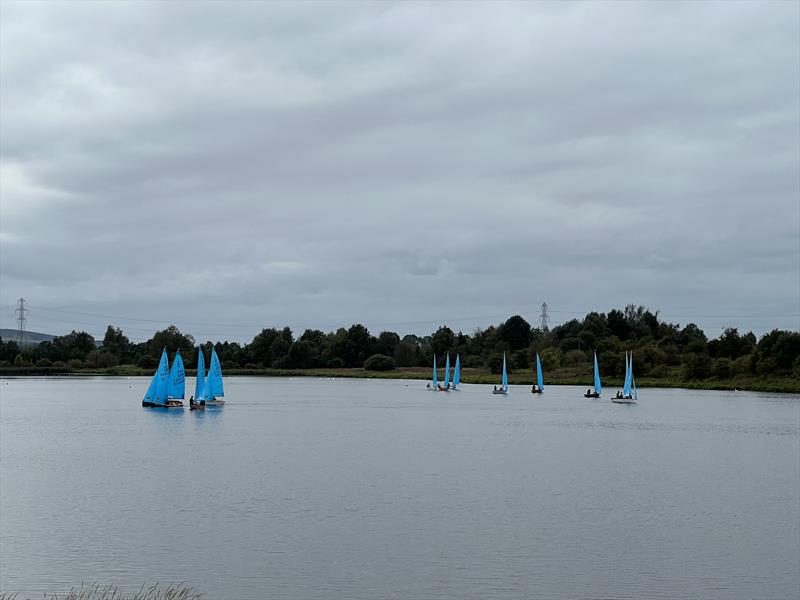 Race 2 of the Enterprise Scottish Bluebell Series at Forfar photo copyright Helen Wiles taken at Forfar Sailing Club and featuring the Enterprise class