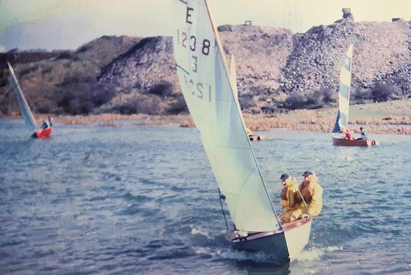 E1238 was the first boat built by Ron Beasley, with his brother-in-law Keith Jones photo copyright Brian Foxall taken at Greensforge Sailing Club and featuring the Enterprise class