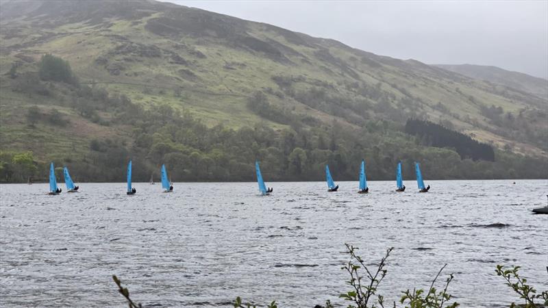 Enterprises at the Loch Earn First Fling photo copyright Megan Campbell & Nicol Halcrow taken at Loch Earn Sailing Club and featuring the Enterprise class