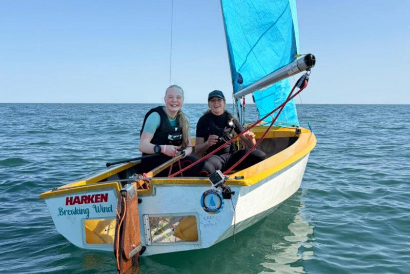 The happiest boat on the water - 70th Anniversary Enterprise National Championship at South Shields photo copyright Rebecca Bradley taken at South Shields Sailing Club and featuring the Enterprise class