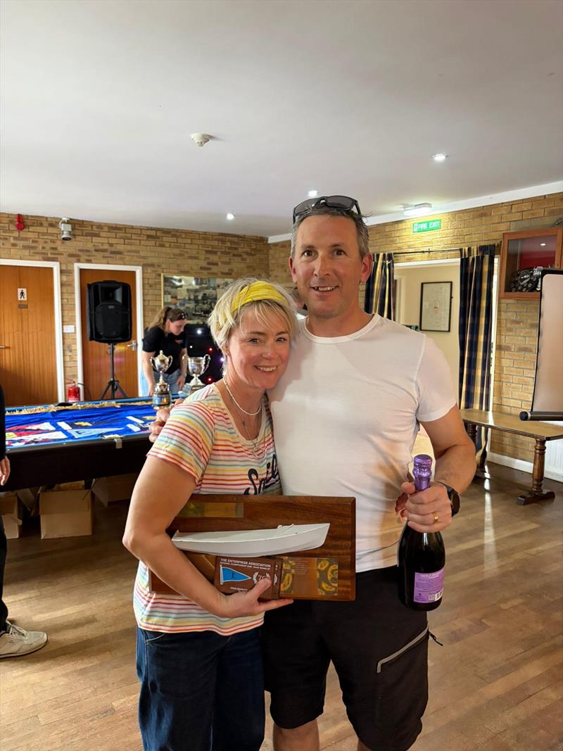Andy and Emma Smith finish 4th in the 70th Anniversary Enterprise National Championship at South Shields photo copyright Alistair Middlemiss taken at South Shields Sailing Club and featuring the Enterprise class