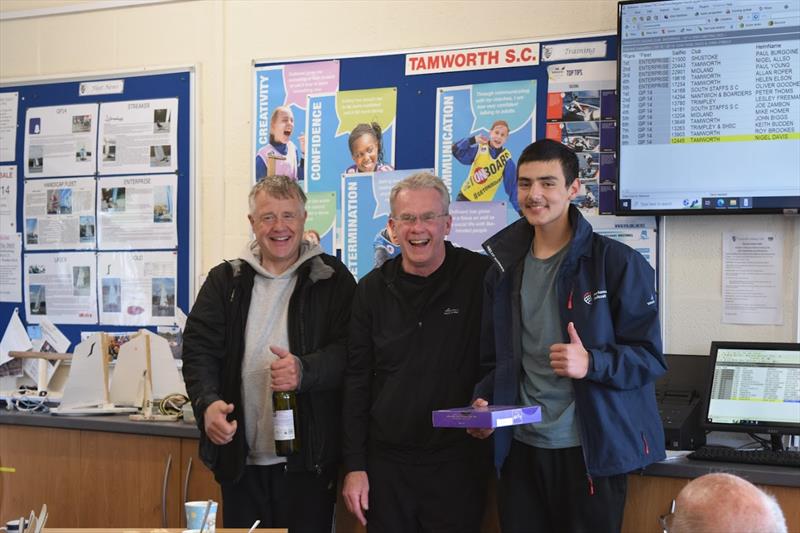Paul Young and Khiaan Paul Schild finish 3rd in the Tamworth Enterprise Open photo copyright Matt Whitfield taken at Tamworth Sailing Club and featuring the Enterprise class