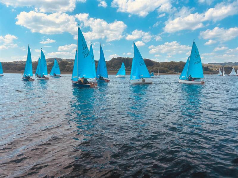 Enterprise racing at Ogston photo copyright Katy Fry taken at Ogston Sailing Club and featuring the Enterprise class