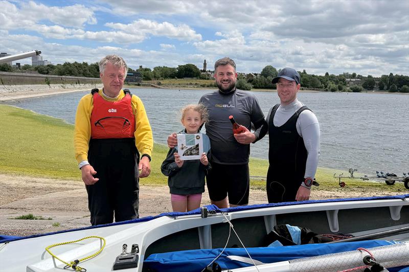 Matt and Phoebe Rawson, second overall - Enterprise Midlands Double Chine Series at Midland SC photo copyright Lauren Bowdler taken at Midland Sailing Club and featuring the Enterprise class