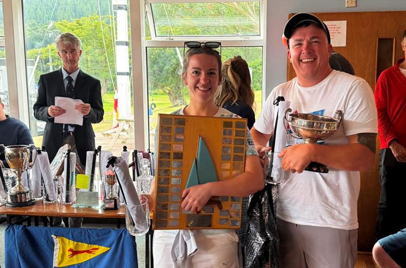 Alan and Diane Roberts win the Enterprise Cock of the North Area Championship at Bass Week - photo © Luke Hartshorn