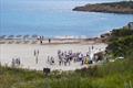 Students from Arzachena middle schools attend YCCS Clean Beach Day at Cala Granu beach © YCCS / Daniele Macis