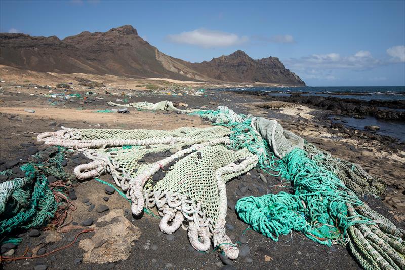 Plastic pollution in Cabo Verde - photo © Nicolas van Ingen