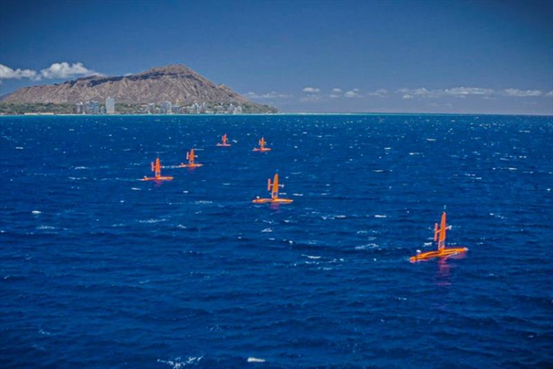 Saildrone performed a 30-day proof-of-concept demonstration for the US Coast Guard off the coast of Hawaii to show how USVs could be used to provide persistent MDA at sea photo copyright Saildrone taken at  and featuring the Environment class