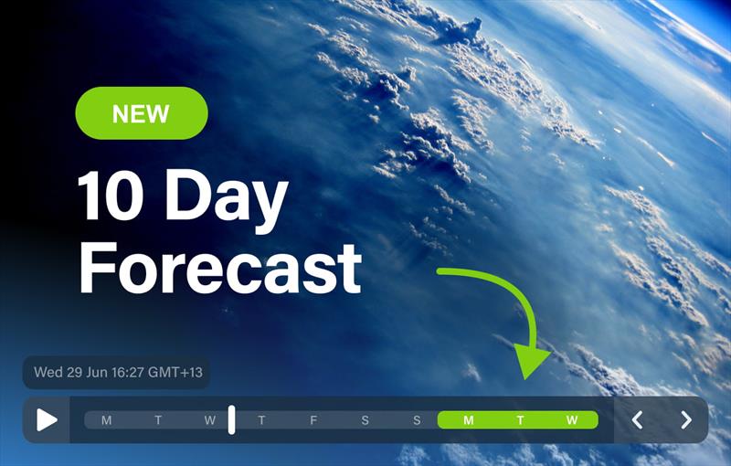 10 Day Forecast photo copyright Predictwind.com taken at  and featuring the Environment class