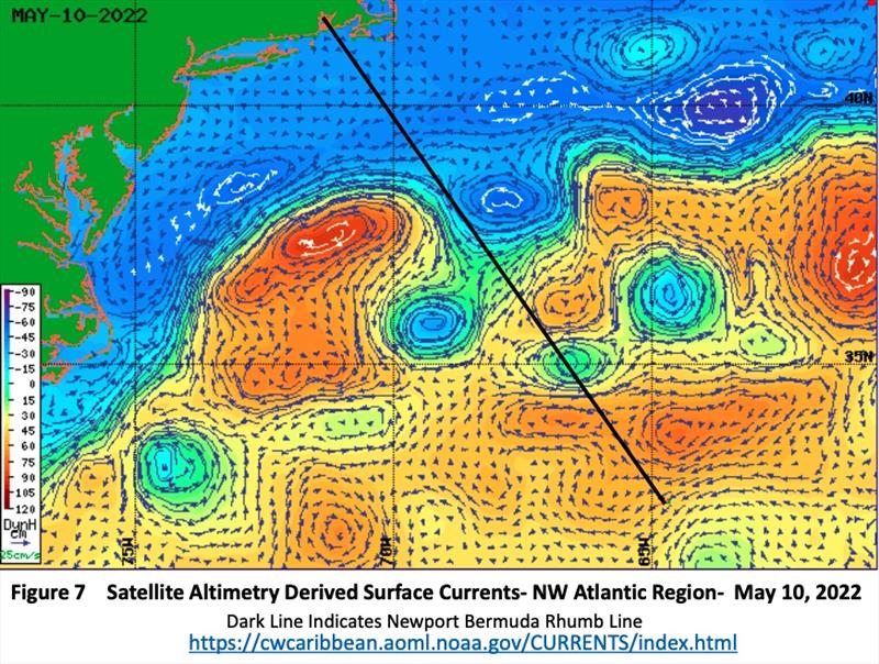 Gulf Stream analysis photo copyright NOAA taken at Royal Bermuda Yacht Club and featuring the Environment class