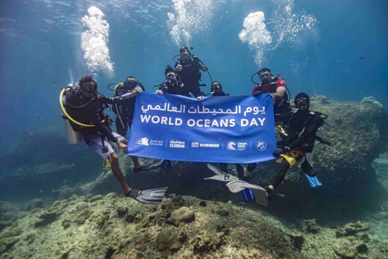 Proudly marking World Ocean Day photo copyright Oman Sail taken at Oman Sail and featuring the Environment class