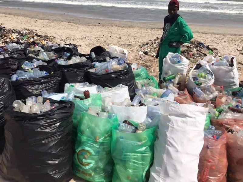 Ocean Bottle partner RePurpose Global's plastic collection project in Accra, Ghana - photo © RePurpose Global