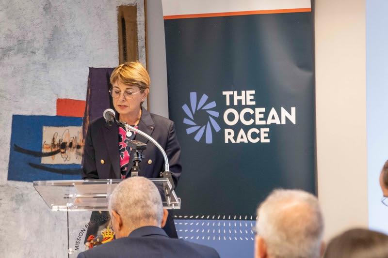 Minister of Foreign Affairs and Cooperation of Monaco, Isabelle Berro-Amadeï - photo © Cherie Bridges / The Ocean Race