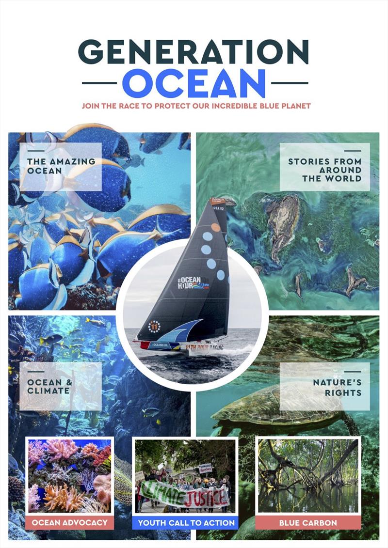 The Generation Ocean Booklet contains engaging articles, stories, reflections and action points - photo © The Ocean Race